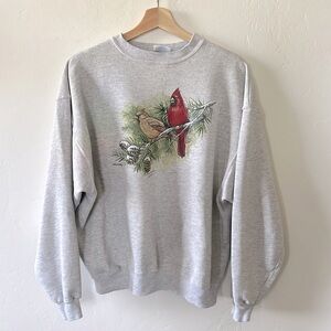 Vintage Cardinal National Wildlife 1993 Crewneck Sweatshirt